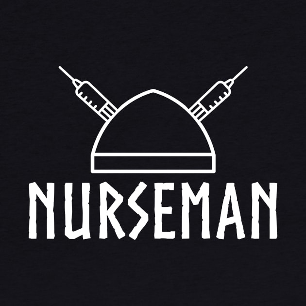 Nurseman Nordic Nurse Murse Vaccine Hero by Large Resident